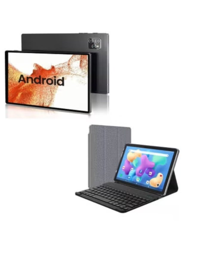 AIR TAB 8-Inch Smart Tablet U08 PRO Android 13 with 16GB RAM & 1TB Storage | Compact, Lightweight, Dual SIM  + Wi-Fi | Quad-Core Speed | Detachable Keyboard | Long Battery Life – Black - Image 2